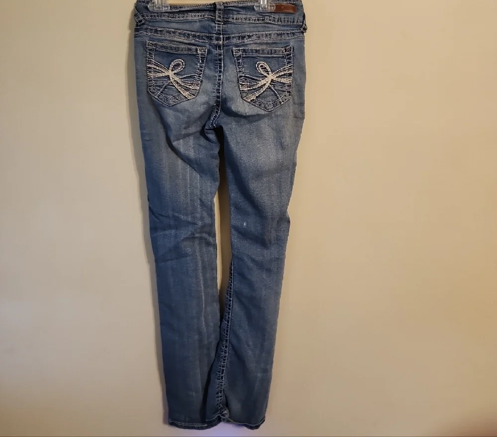 Wallflower Light Blue Straight Leg Jeans